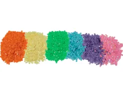 Sequins sodertex pastel 180 gr - 6 mm - 6 x 30 gr - 3000 pcs - 6 coloris