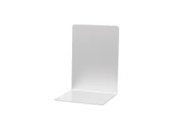 Serre-livres maul aluminium coins arrondis 16x15x21cm coloris argent