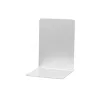 Serre-livres maul aluminium coins arrondis 10x10x13cm coloris argent