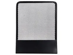 Serre-livres q-connect maille métallique excellent maintient documents jeu de 2 supports 135x152x165mm coloris noir