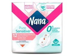 Serviette hygienique nana ultra sensitive paquet 12 unites