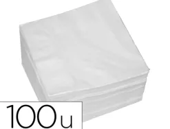 Serviette ouate 2 plis 30x30cm paquet 100 unités