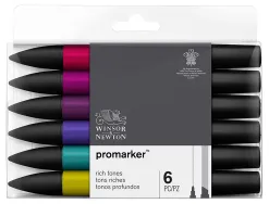 Set de 6 promarker winsor & newton ton riches
