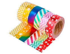 Set de 10 rubans masking tape washi serie monochrome basique