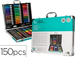 Set de pinture liderpapel alumium 150 pieces boite de 37,8x29,7x4,6 cm