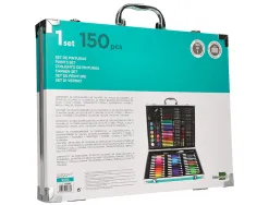 Set de pinture liderpapel alumium 150 pieces boite de 37,8x29,7x4,6 cm
