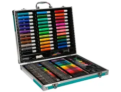 Set de pinture liderpapel alumium 150 pieces boite de 37,8x29,7x4,6 cm