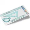 Set de traçage faibo 4 pi ces 1 regle 30 cm 1 regle 20 cm 1 equerre 1 rapporteur