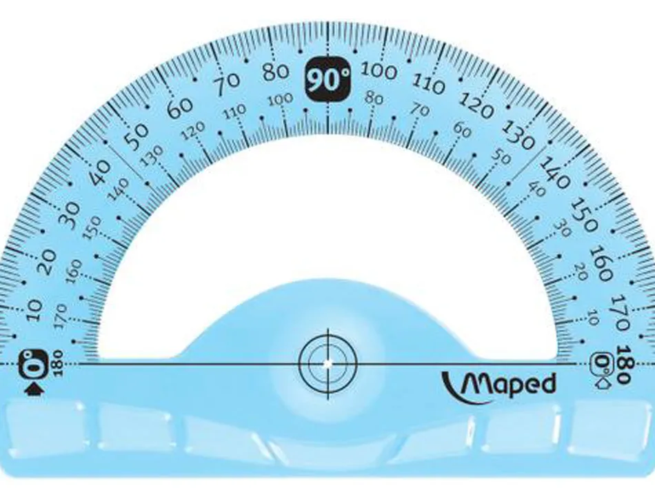Set tracage maped flex kit 3 instruments incassable regle 30cm equerre 60º/21cm rapporteur 180º/12cm assortis aleatoire