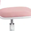 Siege enfant q-connect bari recouvert tissu base metal sans accoudoirs hauteur 795mm largeur 390mm prof 350mm rose