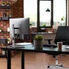 Siege rotatif q-connect assise simili cuir ajustable en hauteur 980+100x630x625mm coloris noir