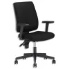 Siege twiteur dossier resille assise tissu contact permanent pietement noir sans accoudoirs