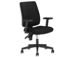 Siege twiteur dossier resille assise tissu contact permanent pietement noir sans accoudoirs