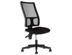 Siege twiteur dossier resille assise tissu contact permanent pietement noir sans accoudoirs