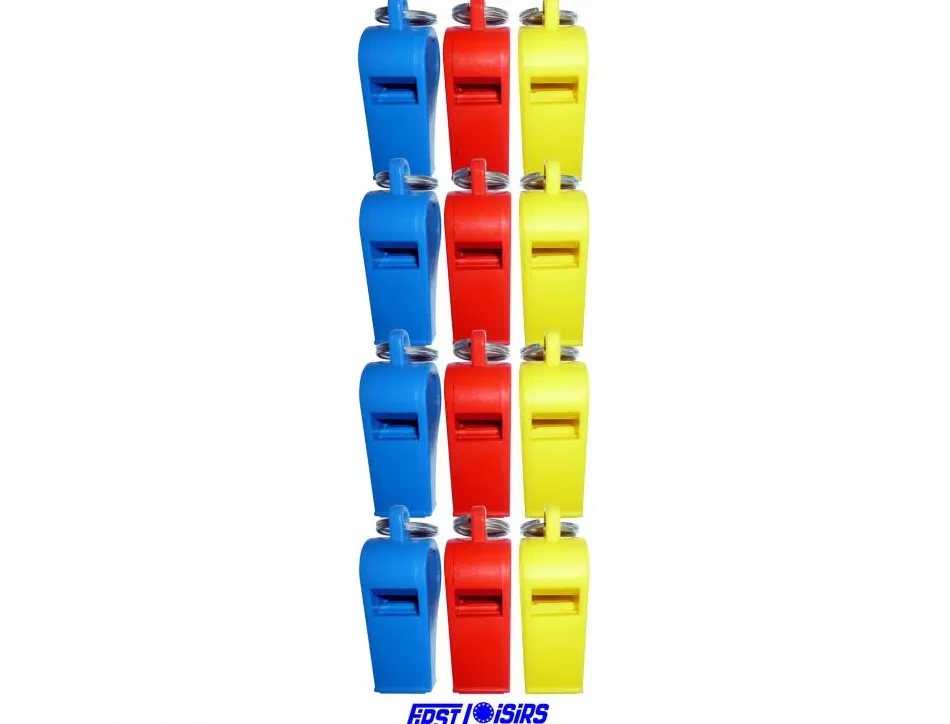 Sifflet first loisirs arbitre pvc coloris assortis