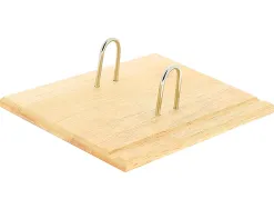 Socle jpc bois vernis pour blocs éphémérides support crayon 195x150mm