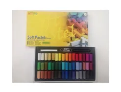 Soft pastels oz mungyo carres 27 mm boite 48 unites coloris assortis