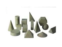 Solides et volumes wissner solides en bois differentes formes lot de 14 solides