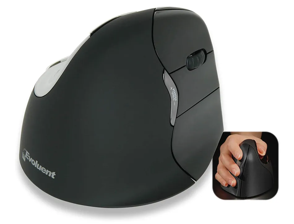 Souris bakker evoluent 4 droitier bluetooth for mac noir