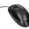 Souris filaire q-connect molette 2 boutons port usb adaptateur ps/2 coloris noir