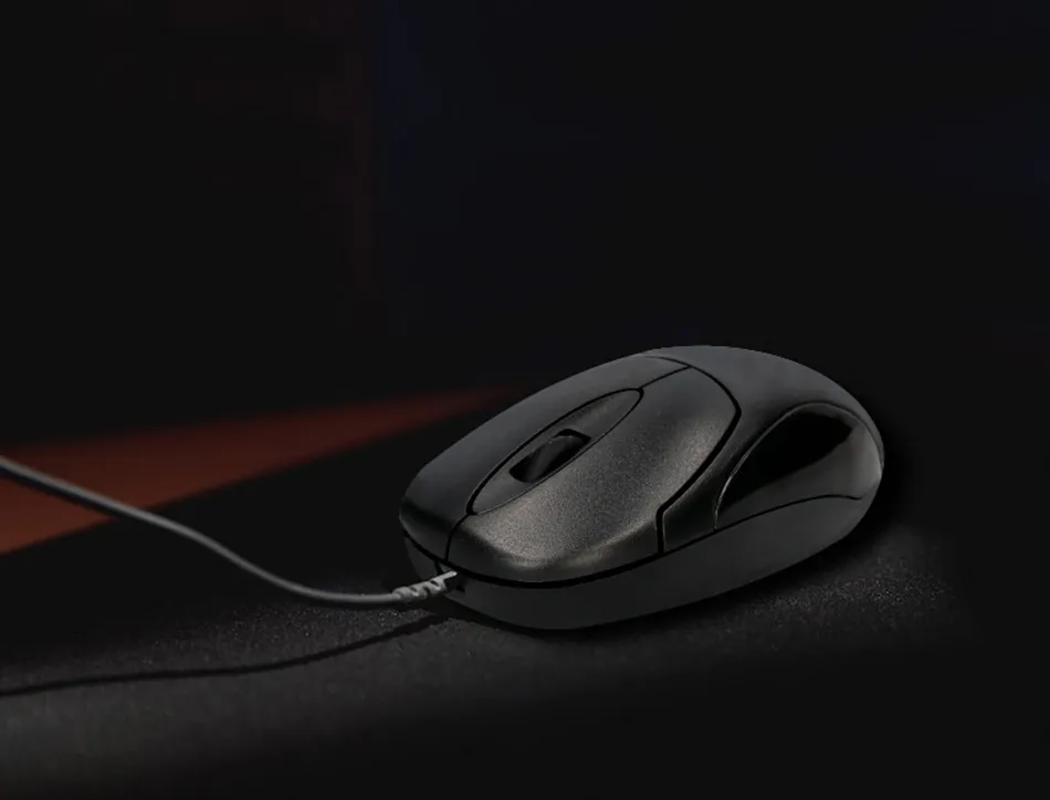 Souris filaire q-connect molette 2 boutons port usb adaptateur ps/2 coloris noir