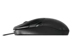 Souris filaire q-connect molette 2 boutons port usb adaptateur ps/2 coloris noir