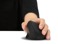 Souris kensington sans fil design vertical ergonomique por fit 2,4gh. 4 boutons