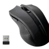 Souris q-connect sans fil optique 1000dpi recepteur usb 2,4ghz coloris noir