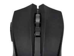 Souris q-connect sans fil optique 1000dpi recepteur usb 2,4ghz coloris noir