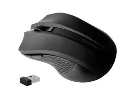 Souris q-connect sans fil optique 1000dpi recepteur usb 2,4ghz coloris noir