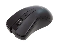 Souris q-connect sans fil optique 1000dpi 4 boutons molette mouvement horizontal vertical usb coloris noir