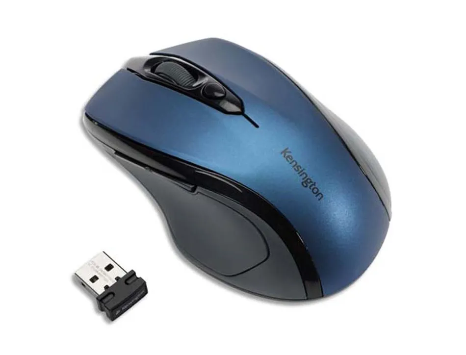 Souris sans fil kensington pro fit taille moyenne coloris bleu
