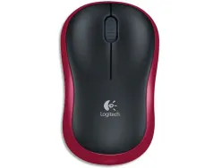 Souris sans fil logitech m185 coloris rouge
