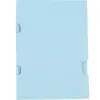 Sous chemise liderpapel a4+ plastifiee avec encart agrafage 160g/m2 coloris bleu
