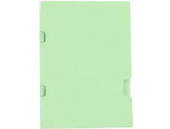 Sous chemise liderpapel a4+ plastifiee avec encart agrafage 160g/m2 coloris vert
