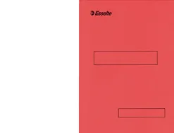 Sous-chemise esselte carton kraft 160g 230x310mm a4 2 rabats coloris rouge