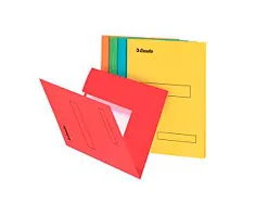 Sous-chemise esselte carton kraft 160g 230x310mm a4 2 rabats coloris assortis