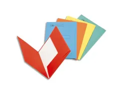 Sous-chemise esselte carton kraft 160g 230x310mm a4 2 rabats coloris assortis