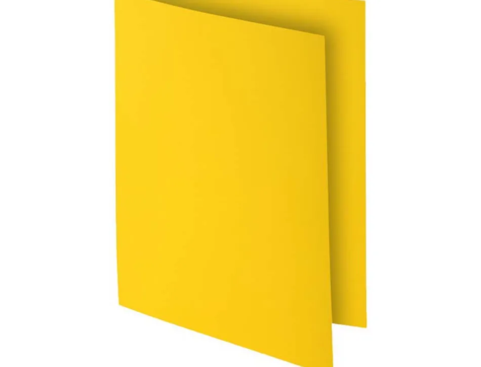 Sous-chemise exacompta rock's 220x310mm 80g coloris citron pack 100 unités