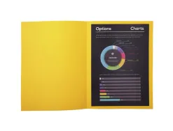 Sous-chemise exacompta rock's 220x310mm 80g coloris citron pack 100 unités