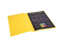 Sous-chemise exacompta rock's 220x310mm 80g coloris citron pack 100 unités