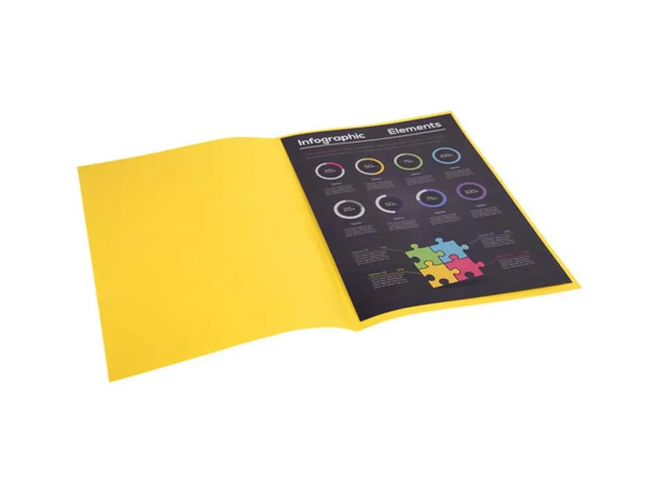 Sous-chemise exacompta rock's 220x310mm 80g coloris citron pack 100 unités