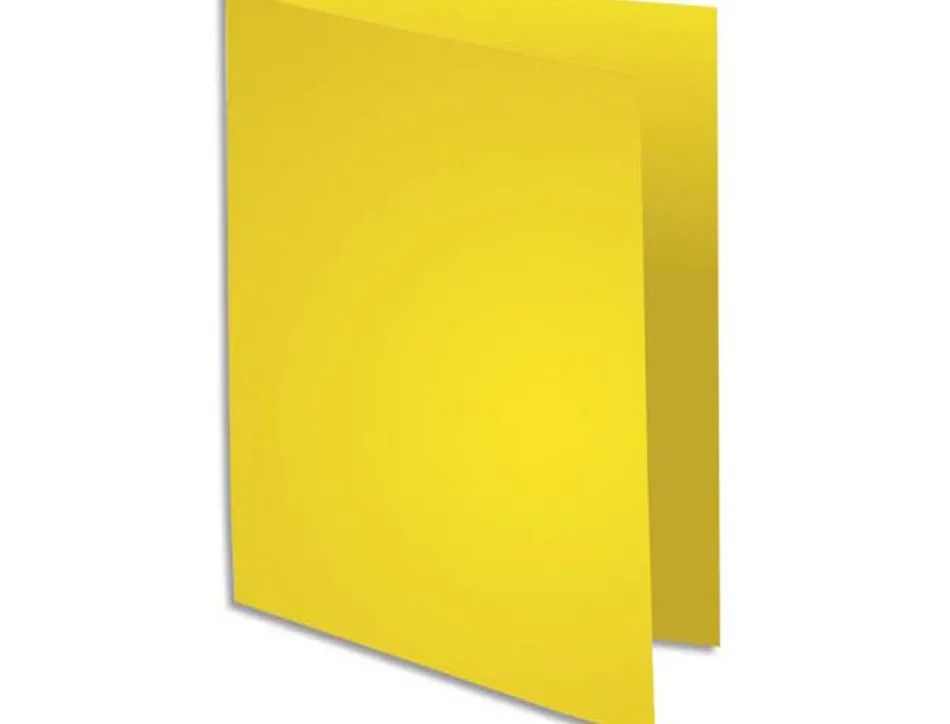 Sous-chemise exacompta rock's 220x310mm 80g coloris citron pack 100 unités