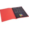 Sous-chemise exacompta rock's 220x310mm 80g coloris rouge pack 100 unités