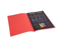 Sous-chemise exacompta rock's 220x310mm 80g coloris rouge pack 100 unités