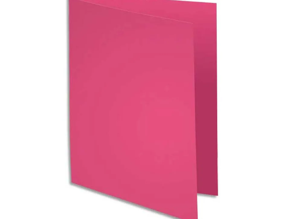 Sous-chemise exacompta rock's 220x310mm 80g coloris rose pack 100 unités