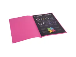 Sous-chemise exacompta rock's 220x310mm 80g coloris rose pack 100 unités