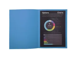 Sous-chemise exacompta rock's 220x310mm 80g coloris bleu pack 100 unités