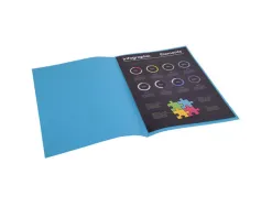 Sous-chemise exacompta rock's 220x310mm 80g coloris bleu pack 100 unités