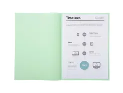 Sous-chemise exacompta super 220x310mm 60g coloris vert clair pack 250 unités
